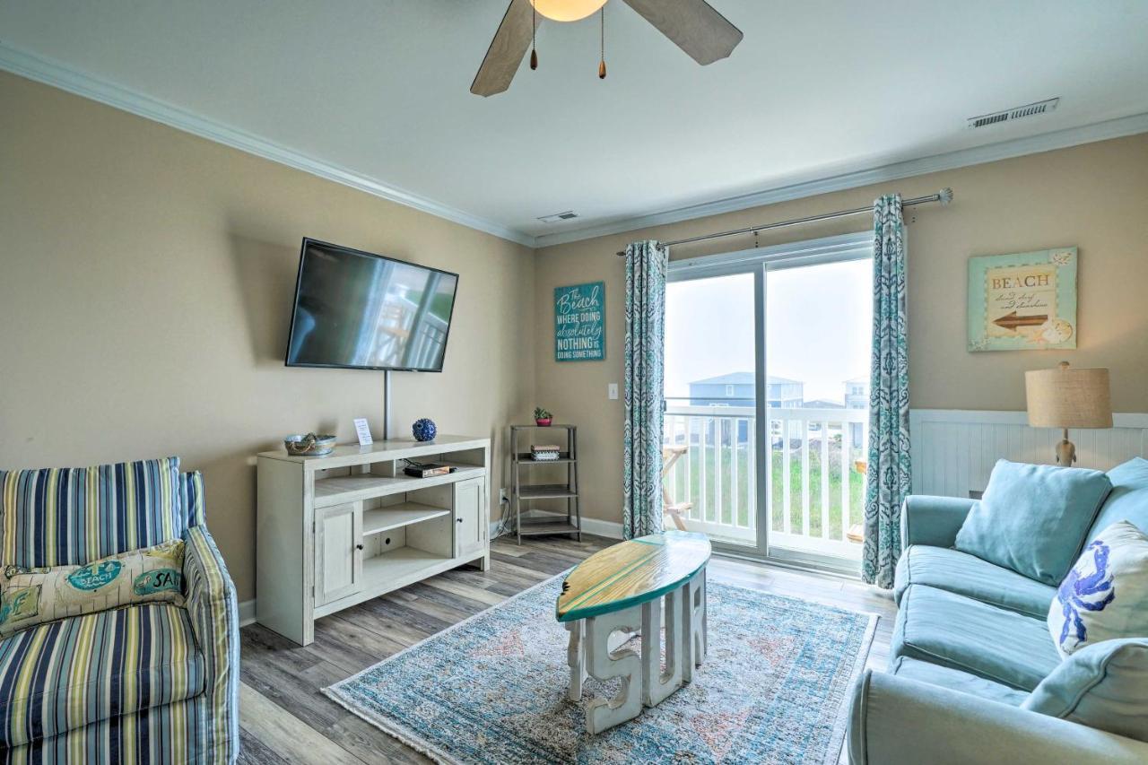 Ocean-View Oak Island Condo, 1 Block To Beach! Exteriér fotografie