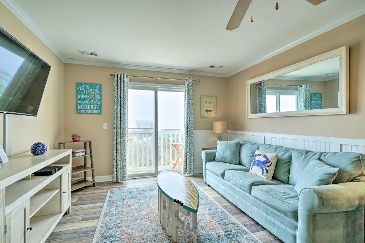 Ocean-View Oak Island Condo, 1 Block To Beach! Exteriér fotografie