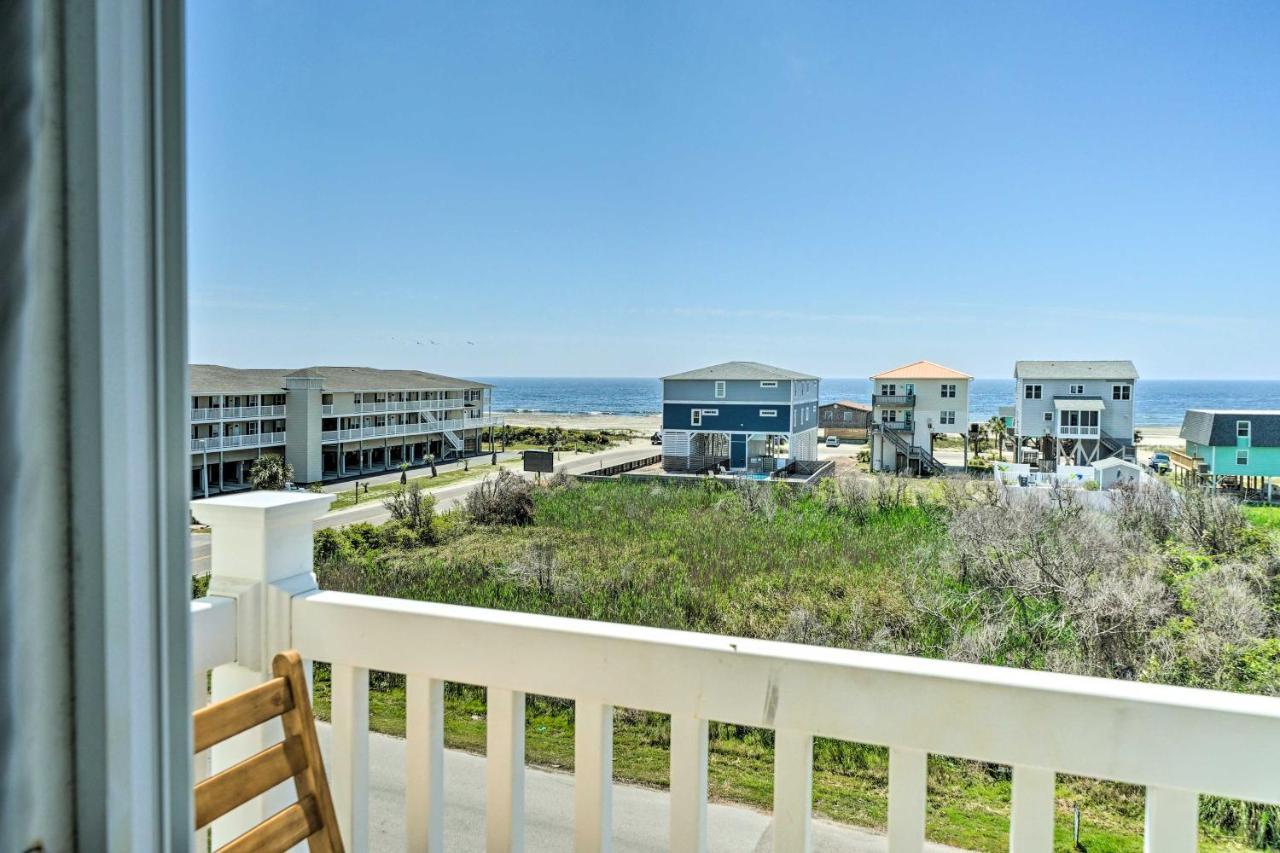 Ocean-View Oak Island Condo, 1 Block To Beach! Exteriér fotografie