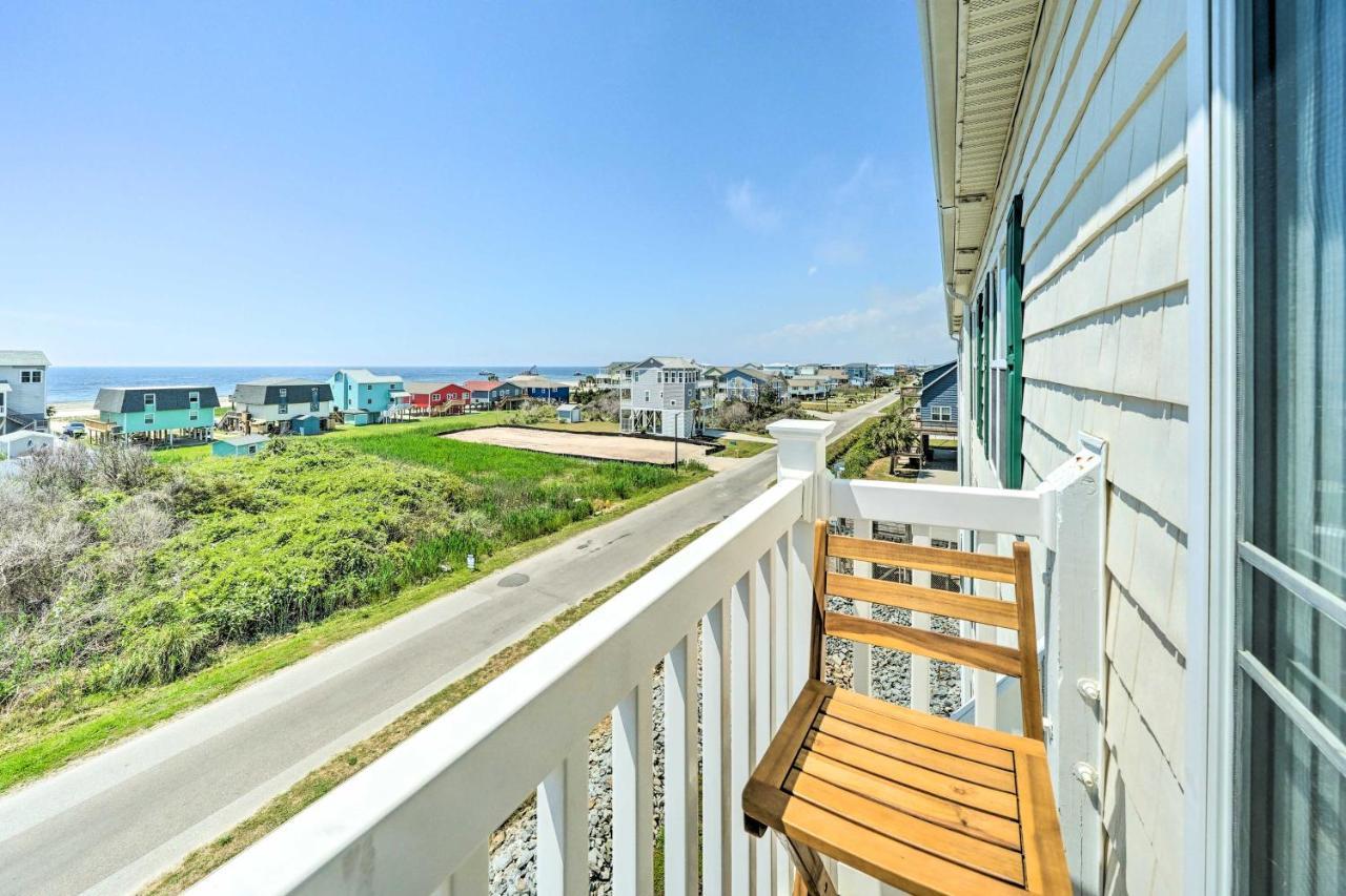 Ocean-View Oak Island Condo, 1 Block To Beach! Exteriér fotografie