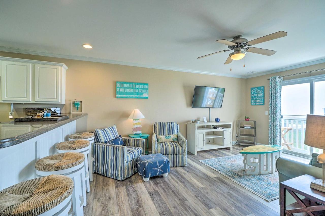 Ocean-View Oak Island Condo, 1 Block To Beach! Exteriér fotografie